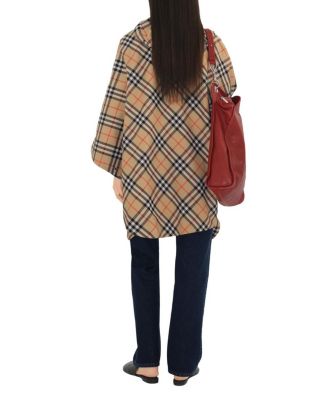 Packaway Check Twill Cape