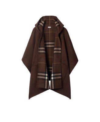  Cashmere Hooded Cape