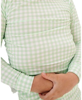  Boys' Pistachio Gingham Pajama Set - Baby, Little Kid