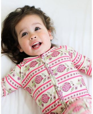  Girls' Pomegranate Soiree Bamboo Sleeper - Baby