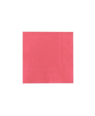 Solid Shade Colors, Paper Party Cocktail Napkins, Set of 20