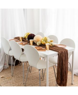  Checkered Paper Cocktail Napkins, Set of 20