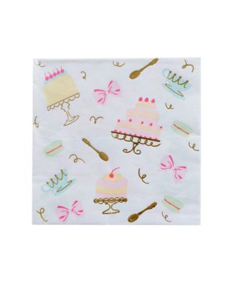  Let Them Eat Cake Large Paper Napkins, Set of 16