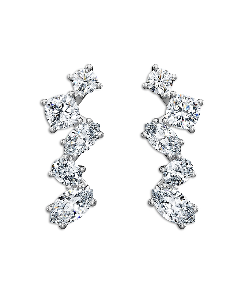 Swarovski Galaxy Certified Lab Grown Diamond Drop Earrings