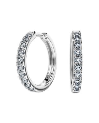 Eternity Certified Lab Grown Diamond Hoop Earrings