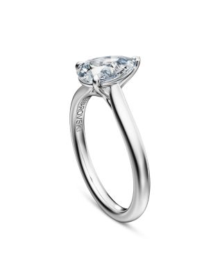 Eternity Certified Lab Grown Diamond Pear-Shape Solitaire Ring