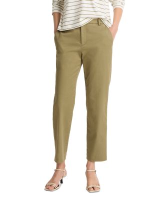Mid Rise Chino Ankle Pants  