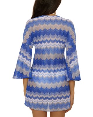 Santorini Textured Knit Cover Up Tunic