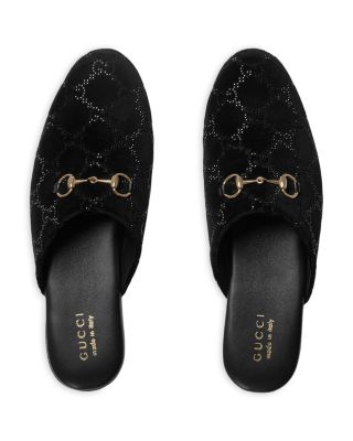Women's GG Crystal Horsebit Mules
