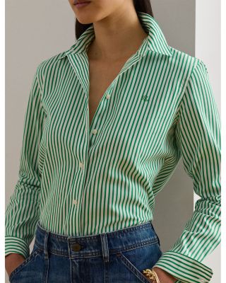 Classic Fit Striped Broadcloth Shirt