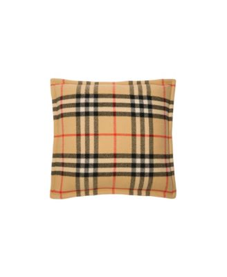Check Wool Cashmere Cushion