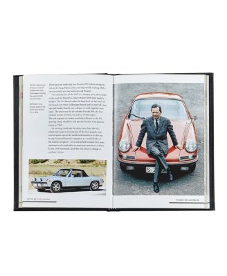 The Story of Porsche Leather Bound Book