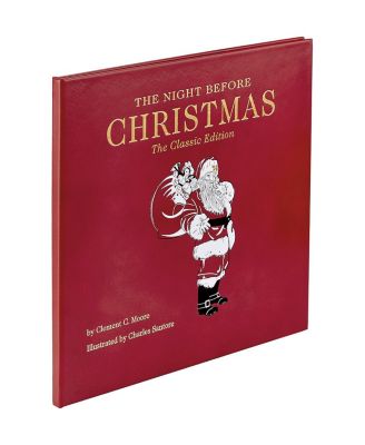 Unisex The Night Before Christmas Classic Children's Leather Bound Book - For Ages 0+