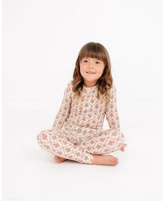  Girls' Holly Trellis Pajama Set - Little Kid, Big Kid