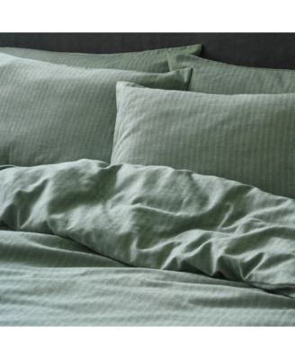 Herringbone Brushed Cotton Pillowcase Pair, King