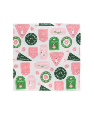  Camp Bachelorette Large Paper Napkins, Set of 16