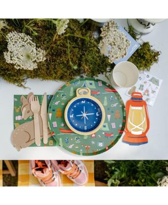  Camp Explorer Lantern Paper Guest Napkins,  Set of 16