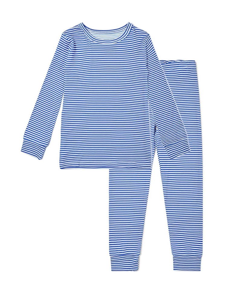 Motette Boys' Cobalt Stripe Pajama Set - Baby, Little Kid