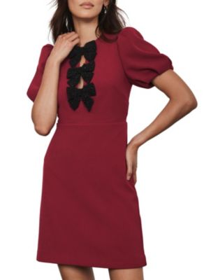 Women's Bow Detail Mini Dress