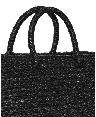 Braided Raffia Tote Bag