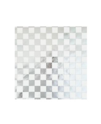 Checkered Paper Large Napkins, Set of 16