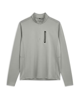Overzip Mock Neck Sweatshirt