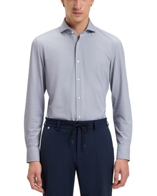 Hank Spread Collar Slim Fit Dress Shirt