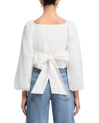 Bow Back Peasant Top - Exclusive