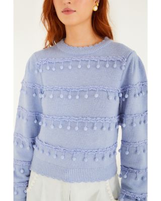 Pom Pom Trim Sweater