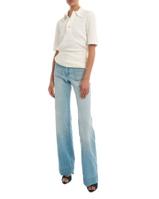 Twist Detail Polo Top