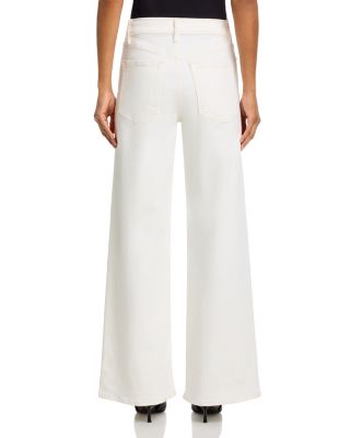 Le Slim Palazzo High Rise Wide Leg Jeans in Au Natural