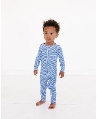  Boys' Cobalt Stripe Bamboo Sleeper - Baby