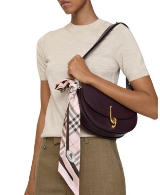 Skinny Check Silk Scarf