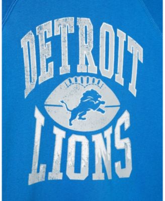 Unisex NFL Detroit Lions Hot Route Raglan Fleece - Little Kid, Big Kid