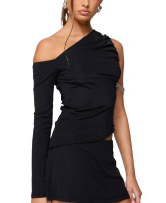 Lucretia Asymmetric Off Shoulder Top