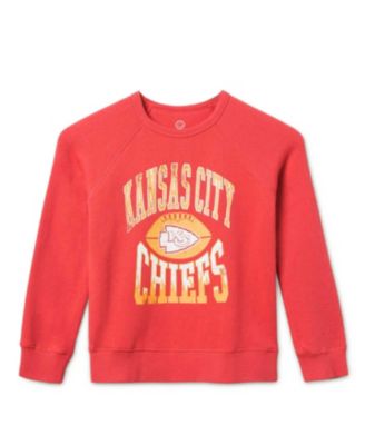 Unisex NFL Kansas City Chiefs Hot Route Raglan Fleece - Little Kid, Big Kid