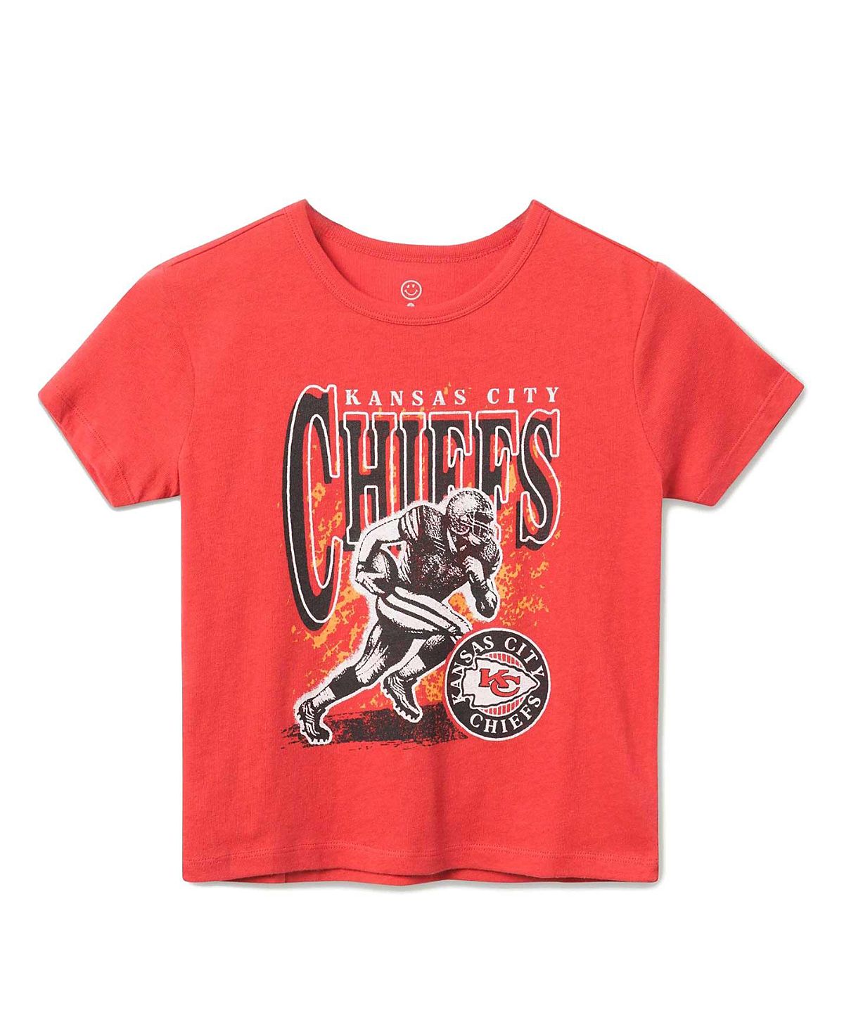 Junk Food Clothing Unisex Nfl Kansas City Chiefs Rushing Tee - Little Kid, Big Kid