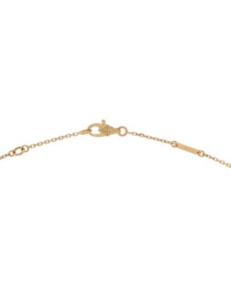  Mini Frivole Pendant Necklace 18K Gold and Diamond, 15 - 15.75"