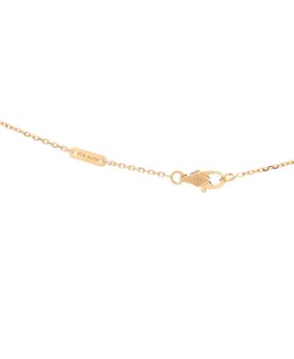  Mini Frivole Pendant Necklace 18K Gold and Diamond, 15 - 15.75"