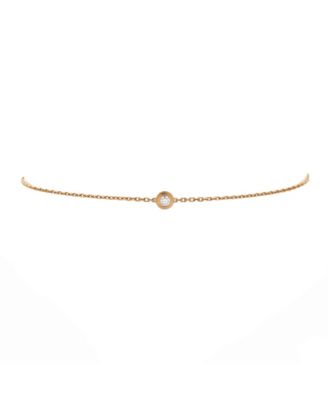 Pre-Owned Cartier XS D'Amour Bracelet 18K Gold with Diamond