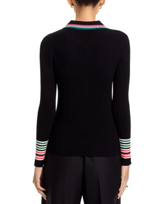 Long Sleeve Collared Pullover Sweater