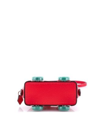 Bolide on Wheels Bag Charm Leather