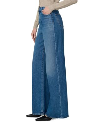 Petites The Mia Wide Leg Jeans in Zeal