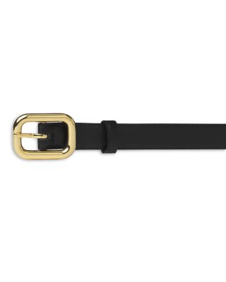 The Rounded Buckle Leather Belt