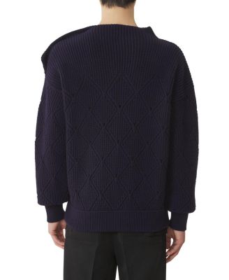  Wool Sweater with Diamond Detail