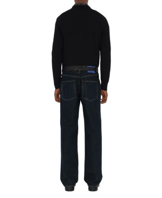 Check Label Wool Sweater