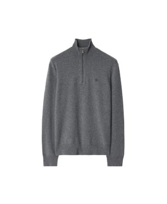 Cashmere Blend Quarter Zip Sweater