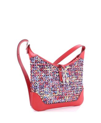 31 Trim Duo Bag Printed Silk and Leather