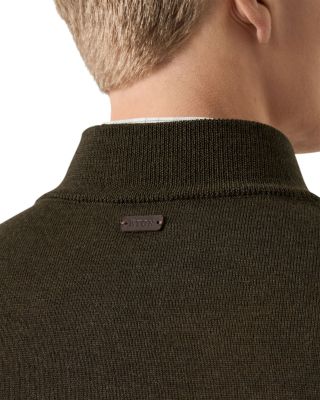 Merino Quarter Zip Knit Sweater
