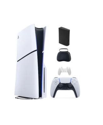  PlayStation 5 Slim Console White with Accessories